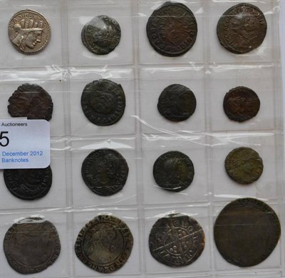 Lot 5 - Roman, 12 x Silver & Bronze Coins comprising: Roman Republic Silver Denarius, P.Furius...