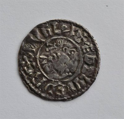 Lot 8 - Aethelred II Silver Penny, 2nd hand type, London Mint, AETHERED MO LVN, portrait double-struck,...