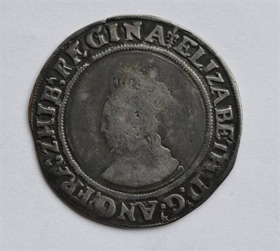 Lot 15 - Elizabeth I Shilling, 1st Issue, MM lis, wire line & beaded inner circles; large round flan,...