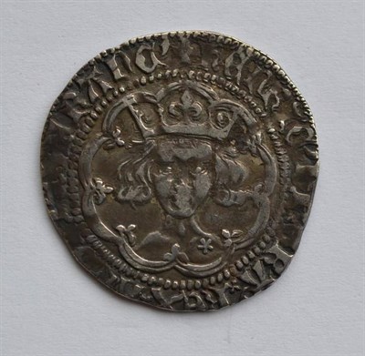 Lot 20 - Henry V Groat, London Mint, MM pierced cross with pellet centre, mullet on right shoulder,...