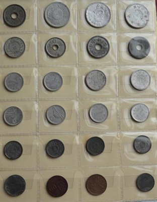 Lot 49 - An Album containing 114 X 18th to 20th Century Foreign Coins of which 22 x silver  (gross...