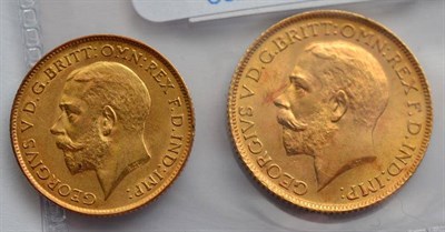 Lot 123 - Sovereign 1912 & Half Sovereign 1912 VF to GVF