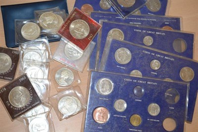 Lot 166 - Miscellaneous Lot including: Bermuda 9 x silver crowns 1964, Canada 4 x silver dollars 1963 &...