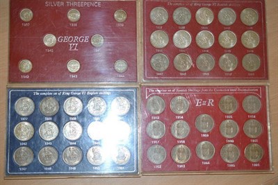 Lot 167 - Miscellaneous English Coins including: double florin 1888 contact marks AFine, 35 x silver...