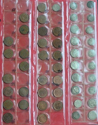 Lot 187 - A Collection of 350+ USA Coins & 225+ Canadian Coins in 2 Albums including: USA 5 x silver...