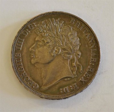 Lot 226 - George IV Crown 1821 SECUNDO, trivial contact marks & a few light hairlines, good edge,...