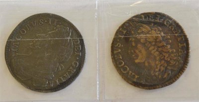 Lot 229 - James II Halfcrown 1686 SECVNDO, a couple of trivial marks o/wise good edge & surfaces, uniform...