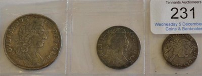 Lot 231 - William III Halfcrown 1698 DECIMO, rev. tiny edge nick at 12 o'clock o/wise good edge &...