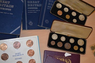 Lot 274 - Miscellaneous Lot including: 2 x proof sets 1970, 2 x BU sets 1984 & 2006, full sets of QEII...