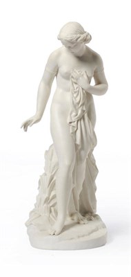 Lot 47 - A Parian Porcelain Figure of Musidora, after William Theed, Copeland 1867, for the Ceramic and...