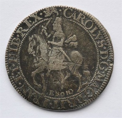 Lot 8 - Charles I Halfcrown, York  Mint, MM lion, obv. King on tall horse, mane in front of horse,...