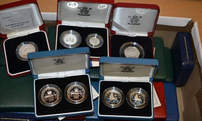 Lot 84 - A Collection of 28 x Silver Proof £2 comprising: 1986(x3), 1994(x3), 1995(x6), 1996(x3),...