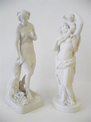 Lot 60 - Belphoebe, after W Wyon, unknown factory, circa 1870, the scantily clad classical maiden...