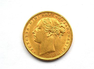 Lot 20 - Sovereign 1876M, minor contact marks, GVF