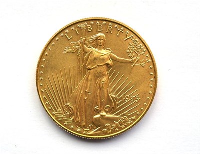 Lot 25 - USA, Gold 50 Dollars 1995, 34.02g, 1oz fine gold, a few bagmarks o/wise BU