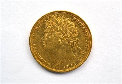 Lot 39 - George IV Sovereign 1822, laureate head, trivial edge imperfections, contact marks both sides,...