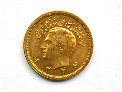 Lot 40 - Iran, Gold Pahlavi SH1344 (1965), 8.12g, .900 gold, AEF