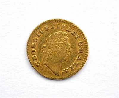 Lot 49 - George III, Third Guinea 1797 1st Laureate Head, flan very slightly bent o/wise GFine to AVF