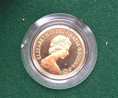 Lot 149 - Proof Sovereign 1980, with cert, in wallet of issue, FDC