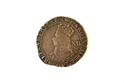 Lot 10 - Charles II Hammered Shilling, 3rd issue with inner beaded circles & mark of value, MM crown;...