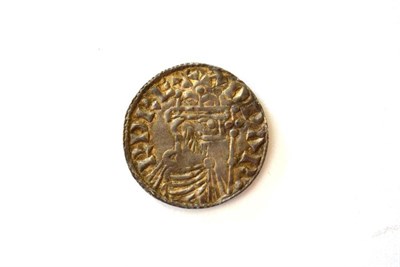 Lot 11 - Anglo-Saxon, Edward the Confessor Silver Penny, hammer cross type, Lewes Mint; obv. crowned &...