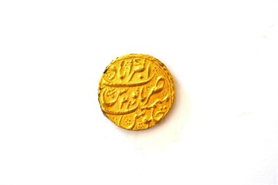 Lot 19 - India Mughal Empire, Gold Mohur of Aurangzeb (Alamgir), AH1089 (1678AD), yr 21, Aurangabad Mint (?)