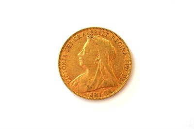 Lot 59 - Sovereign 1900, contact marks, AFine/Fine