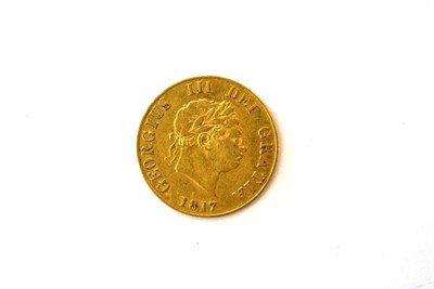 Lot 95 - George III, Half Sovereign 1817, generally good edge & surfaces, Fine to GFine