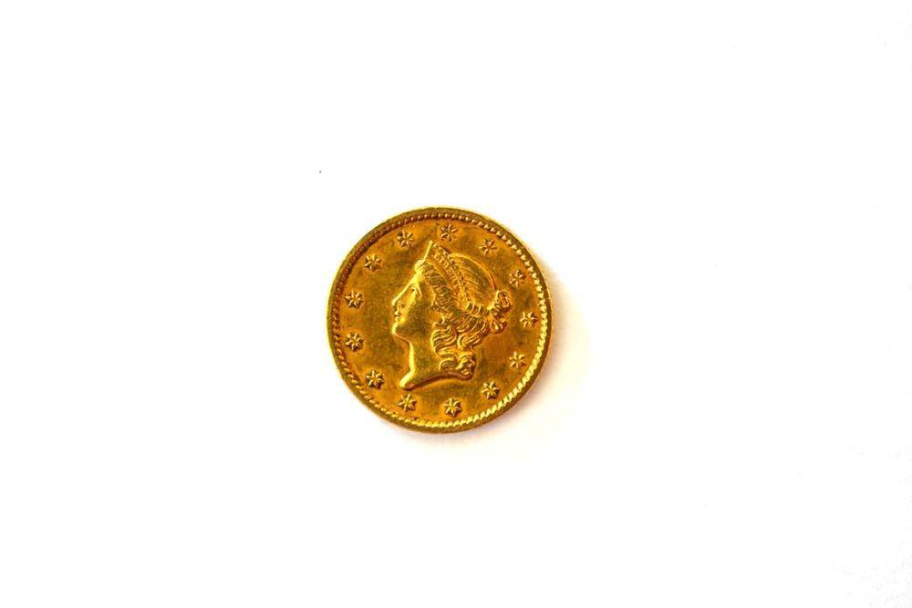 Lot 108 - USA Gold Dollar 1849 'Liberty Head' VF