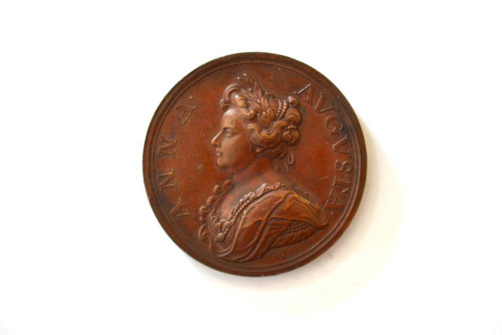 Lot 259 - Commemorative Copper Medal 'The Capture of Bethune, St Venant & Aire 1710' in the War of the...
