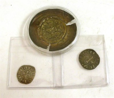 Lot 12 - 2 x Medieval Hammered Coins: Kingdom of Sicily, Henry V1, Holy Roman Emperor 1191-1197AD & King...