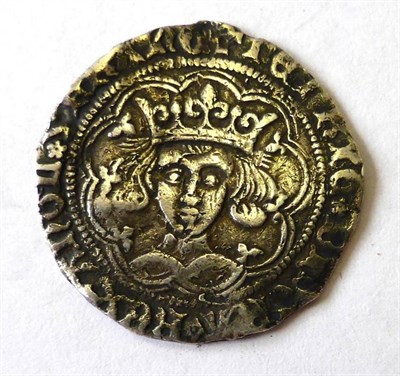 Lot 19 - Henry VI, First Reign, Groat, Calais Mint, MM Plain Cross, rosette/mascle issue (1430-31),...