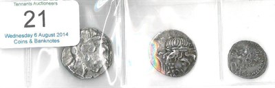 Lot 21 - Ancient Greece, 2 x Silver Coins comprising: Athens tetradrachm, obv. head of Athena wearing helmet