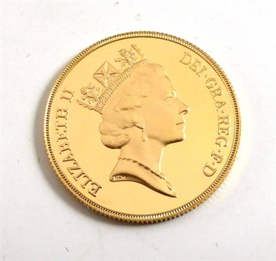 Lot 38 - Gold Proof £2 1987, in wallet of issue, FDC