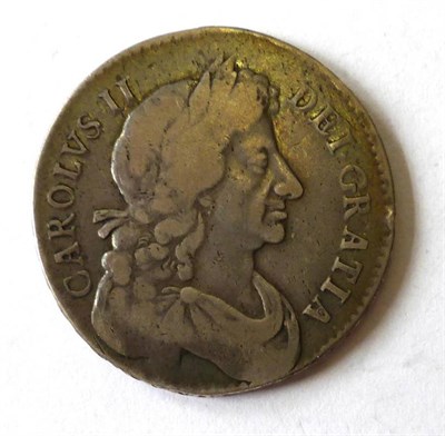 Lot 41 - Charles II Halfcrown (168)1 TRICESIMO TERTIO, 4th draped bust, first three digits of date...