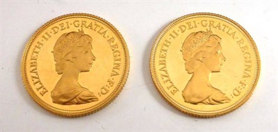 Lot 42 - Proof Sovereign 1980 & Proof Half Sovereign 1980, with certs, in wallets of issue, FDC