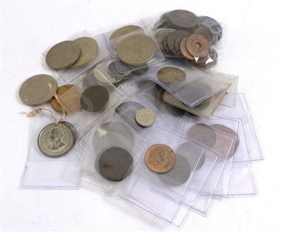 Lot 66 - Miscellaneous Commemorative Medals, Tokens, English & Foreign Coins etc including: Indo-Scythian AE