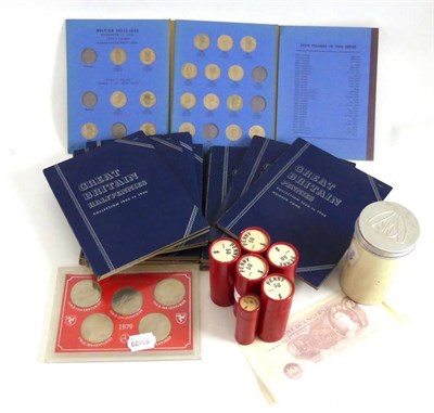 Lot 72 - Miscellaneous Lot comprising: Whitman folders containing incomplete runs of pennies,...