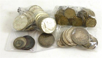 Lot 186 - Miscellaneous Lot comprising: £1.00 face value pre-20 silver including Anne sixpence 1708 E*...