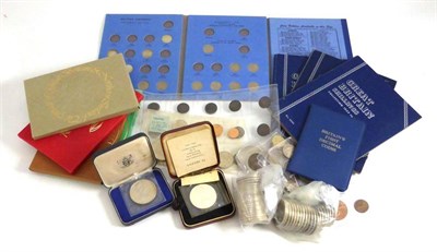 Lot 218 - Miscellaneous English & Foreign Coins comprising: 4 x UK proof sets: 1973/74/75/76, 4 x Whitman...