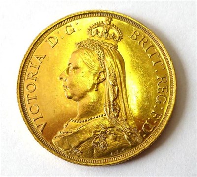 Lot 224 - Victoria, Gold £2 1887, hairlines & minor edge imperfections o/wise AEF