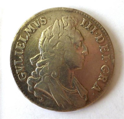 Lot 234 - William III, Crown 1695 SEPTIMO, 1st bust, 1st harp, lightly cleaned, minor marks, Fine