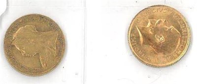 Lot 252 - 2 x Sovereigns: 1897M Fine & 1914 AEF