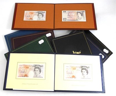 Lot 330 - A Collection of Bank of England Limited Edition Presentation Packs, pairs of notes with...