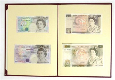 Lot 331 - A Set of 4 x Bank of England Banknotes taken from the first cypher with Kentfield signature,...