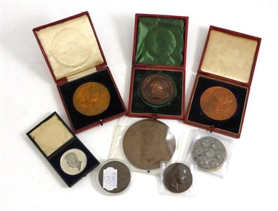 Lot 349 - 7 x Bronze Commemorative Medals comprising: (1) 500th Anniversary of Founding of Winchester College