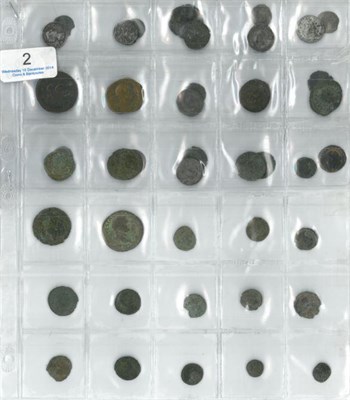 Lot 2 - A Collection of Roman Coins including: 5 x silver denarii: Diva Faustina (Senior), rev....