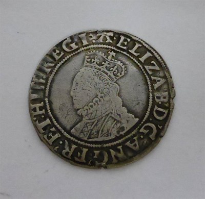 Lot 11 - Elizabeth I Shilling, 6th issue MM A, bust 3B, ear concealed; full, round flan, facial features...