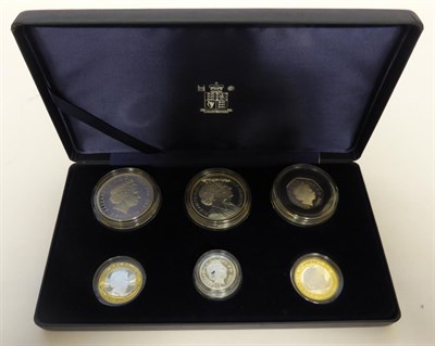 Lot 44 - Family Silver Collection 2007' comprising: £5 'Diamond Wedding', 2 x bimetallic £2 'Act...