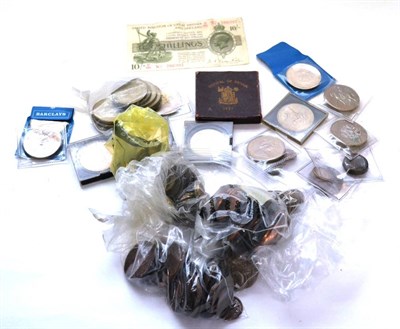 Lot 46 - Miscellaneous Lot including: 40+ x 18th to 20th century foreign copper & bronze coins (mostly...